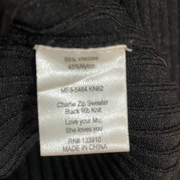 #24- SHOW ME YOUR MUMU- Charlie Zip Sweater - Picture 4 of 5